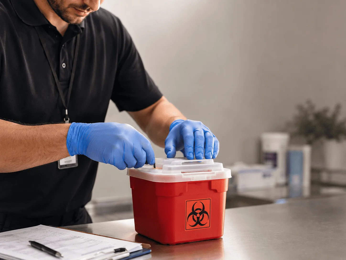 Why choose Sharps Waste Disposal in New Blaine, AR